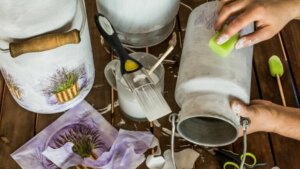 Tecnnica del decoupage fai da te in casa