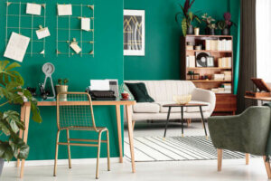 Verde smeraldo, l'eleganza nella decorazione