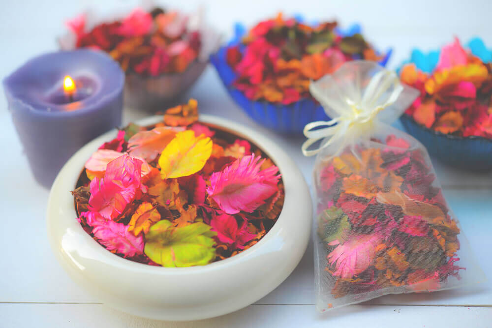 Ciotole con potpourri