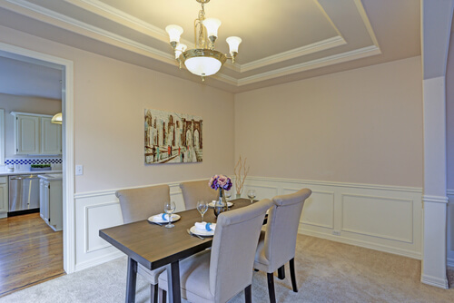 Salotto con boiserie