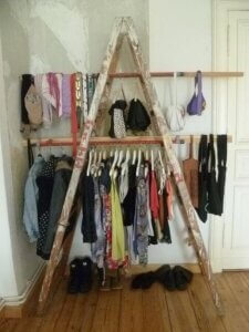 Appendiabiti fai da te con materiali riciclati