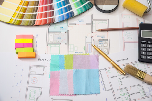 Progetto per una casa piena di allegria con colori pastello.