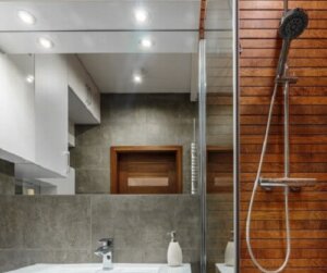 Docce lussuose con pareti in legno