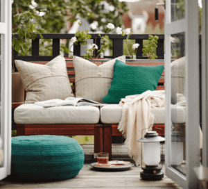 Pouf utile per il giardino.