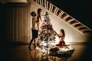 Idee per decorare il salone a Natale