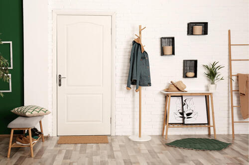 Ingresso in stile nordico.