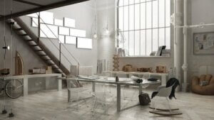 Tavoli da ufficio in stile industriale: caratteristiche e design