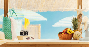 Un bancone bar in giardino per godersi l'estate