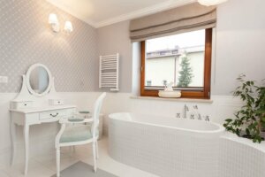 Accessori decorativi vintage per il bagno