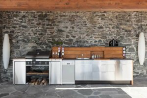 Cucine da esterno: idee e vantaggi